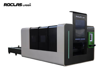 ROCLAS Whole cover type fiber laser cutting machine with changable table