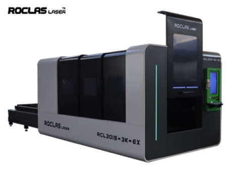 Whole cover type fiber laser cutting machine with changable table