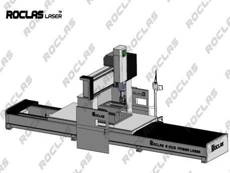 5-Axis Fiber laser cutting machine