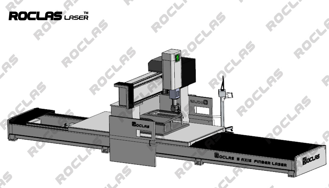 5-Axis Fiber laser cutting machine