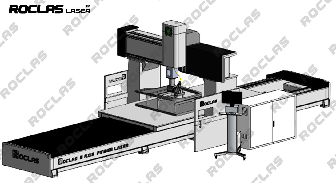 5-Axis Fiber laser cutting machine