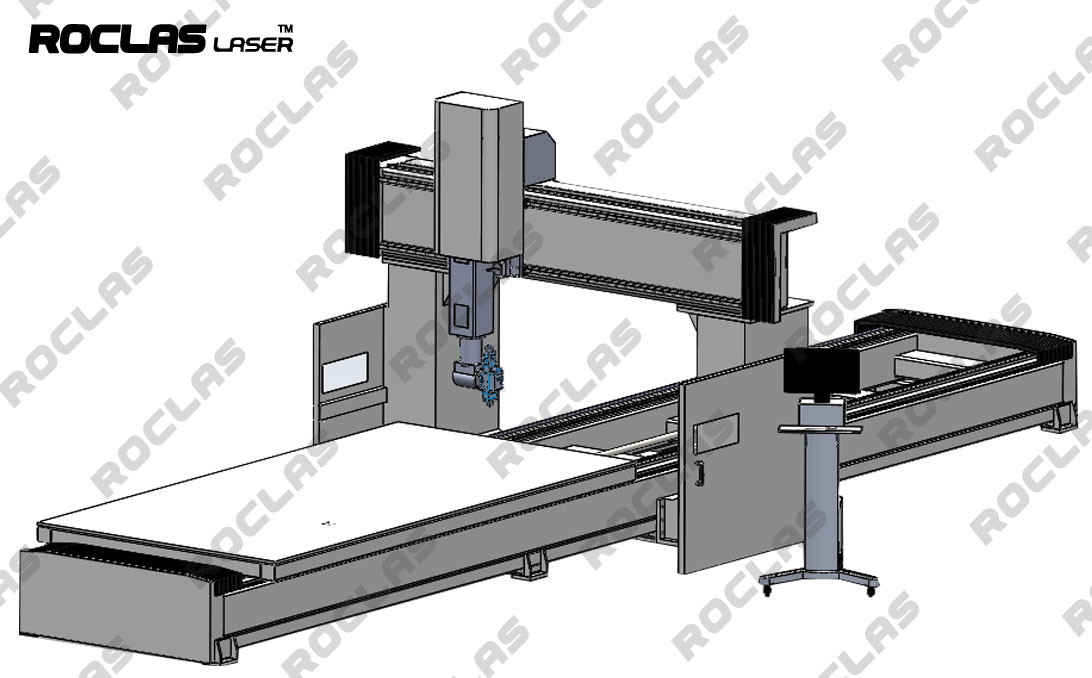 5-Axis Fiber laser cutting machine